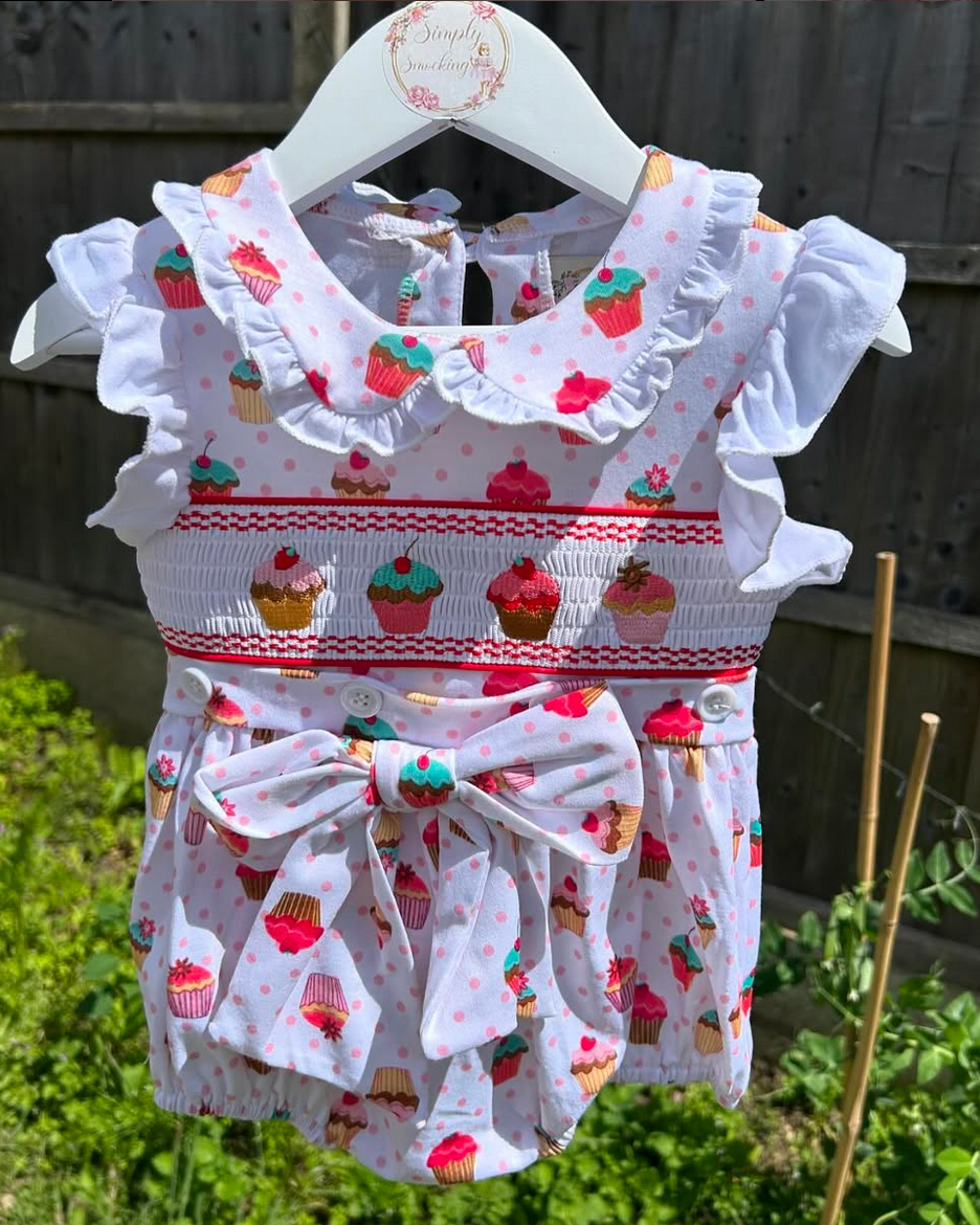 Girl Smocked Rompers
