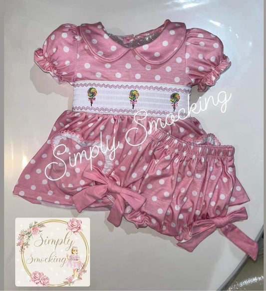 Lolly Pink Polka Dot Pjs