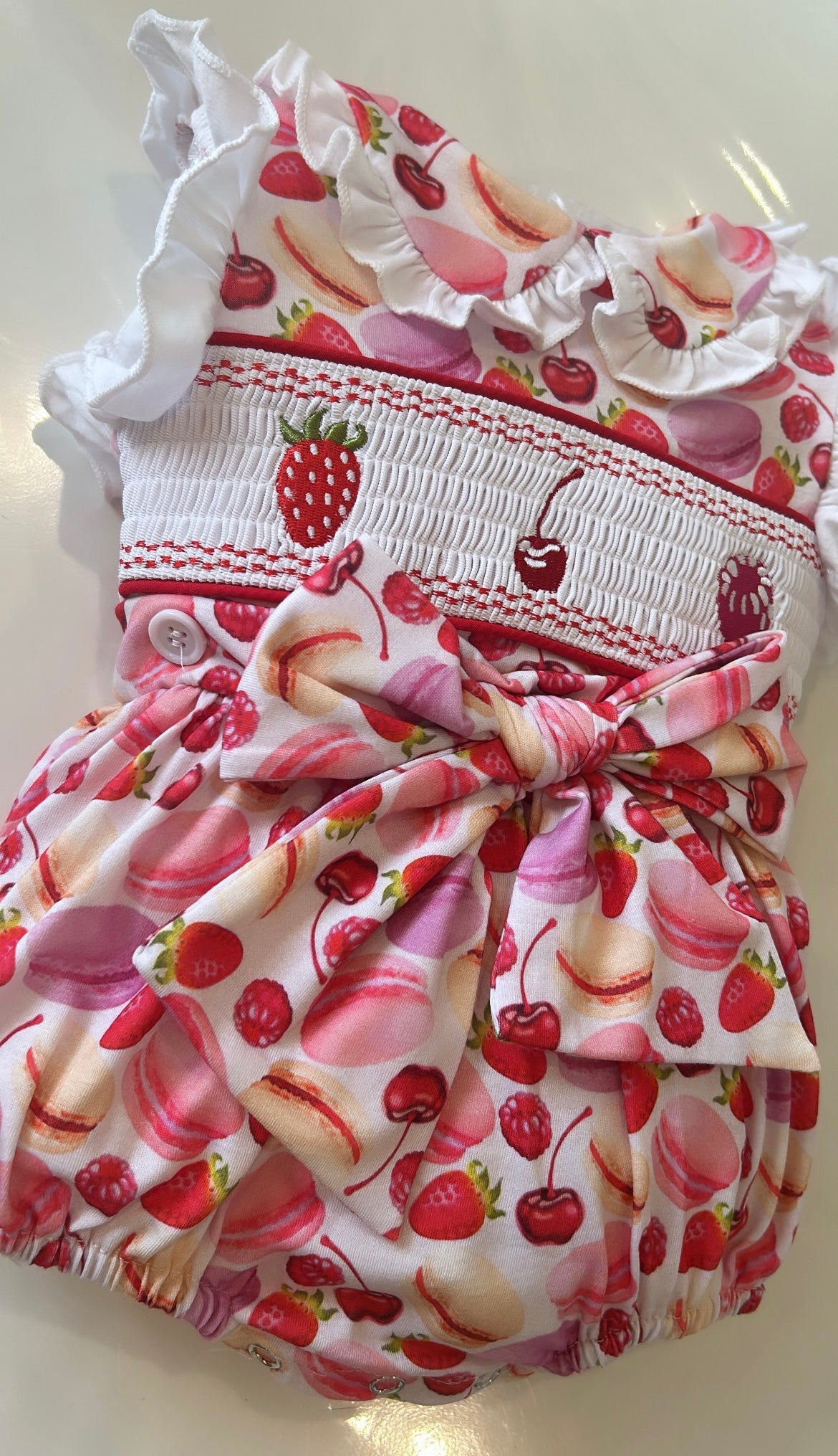 Macaron Smocked Romper