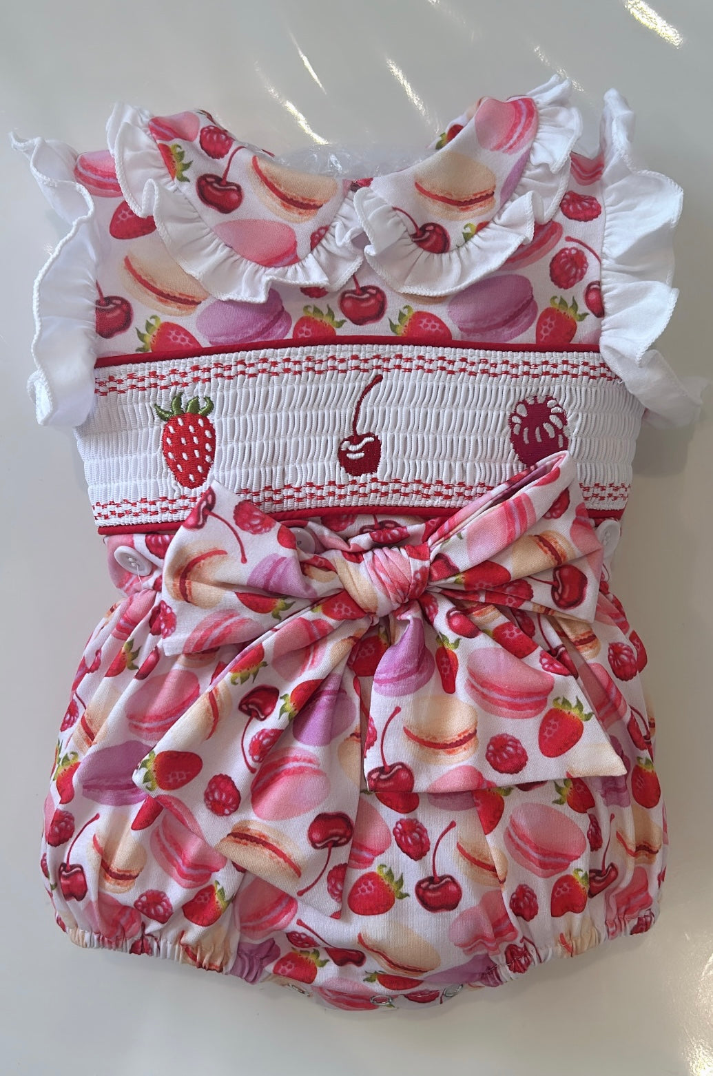 Macaron Smocked Romper