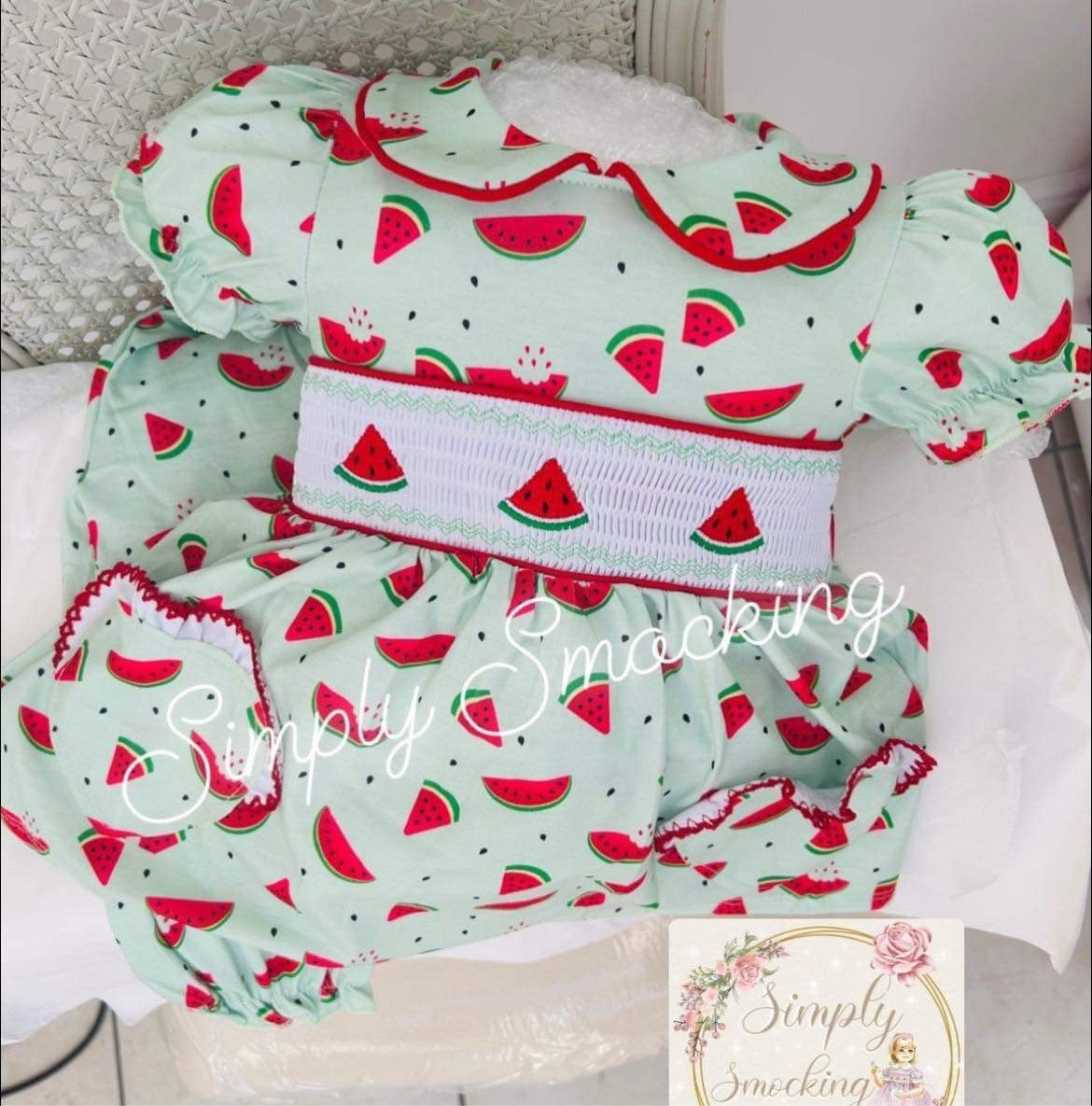 Watermelon Smock Pyjamas